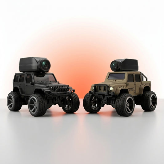 Pack 2 Coches RC KF32 con cámara FPV 1:64